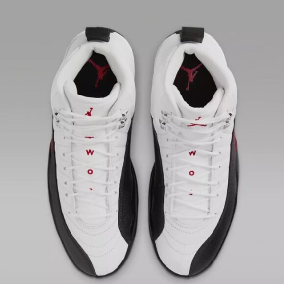 Nike Air Jordan 12 Retro Flip Red Taxi Sneakers - Picture 4 of 4